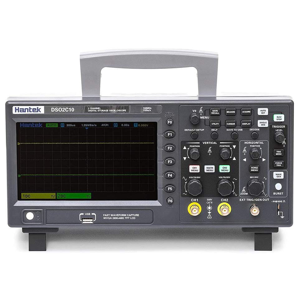 Hantek DSO2C10 2 Channel 100MH - Digital Storage Oscilloscope 100Mhz ulasan dan harga