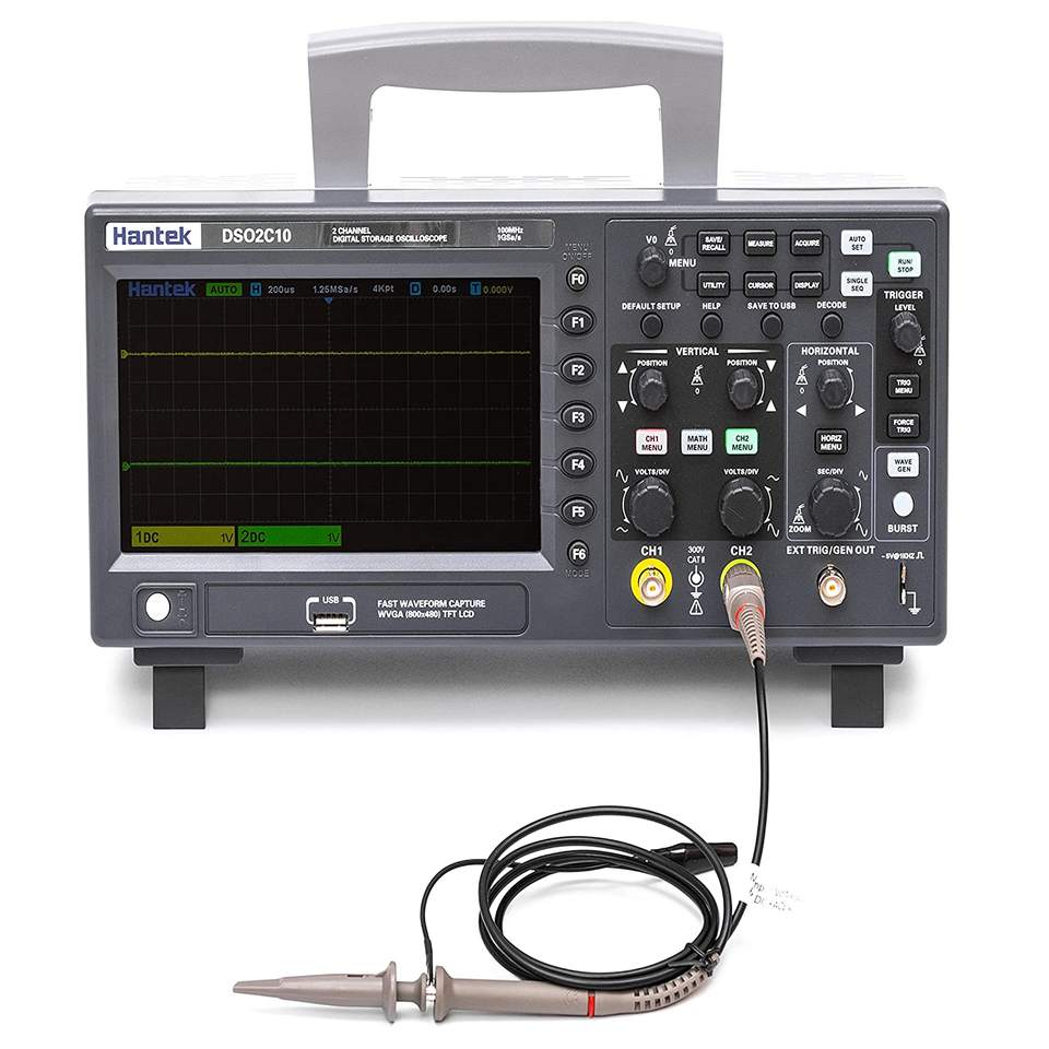 Hantek DSO2C10 2 Channel 100MH - Digital Storage Oscilloscope 100Mhz ulasan dan harga